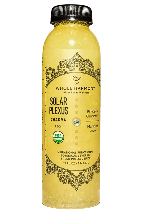 Certified Organic Solar Plexus Chakra Balancing Beverage 6 pack - FREE SHIPPING