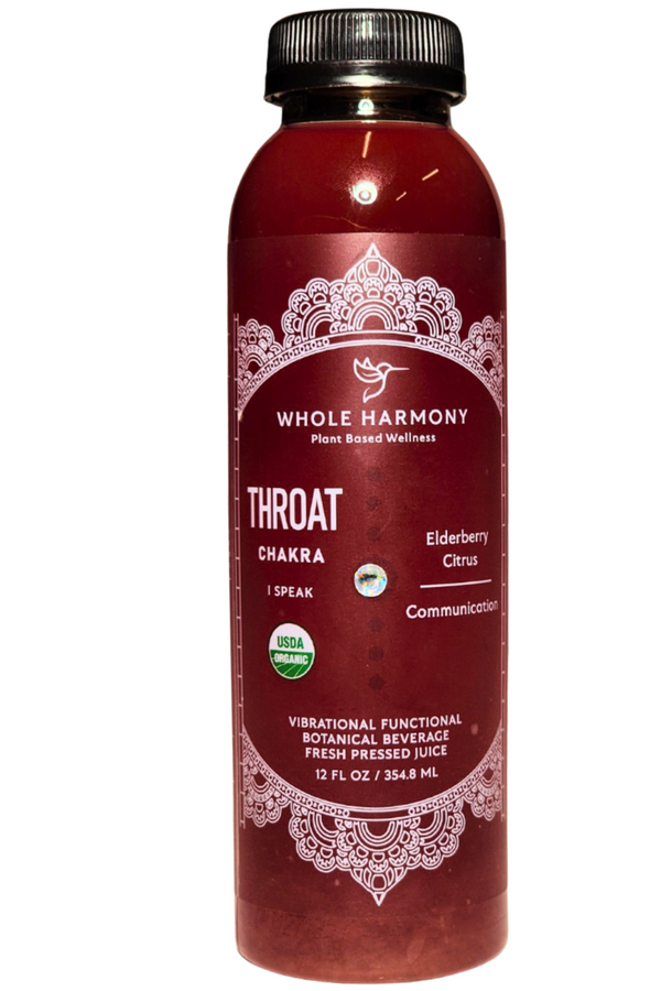 Certified Organic Throat Chakra Balancing Beverage 6 pack - FREE SHIPPING